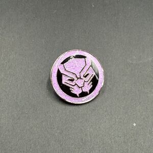 Disney Marvel Black Panther Icon Glitter Trading Pin